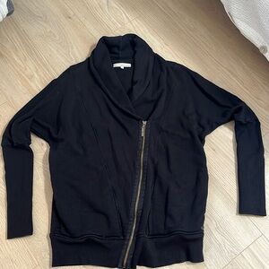 Monk & Lou Asymmetrical Zip Cardigan